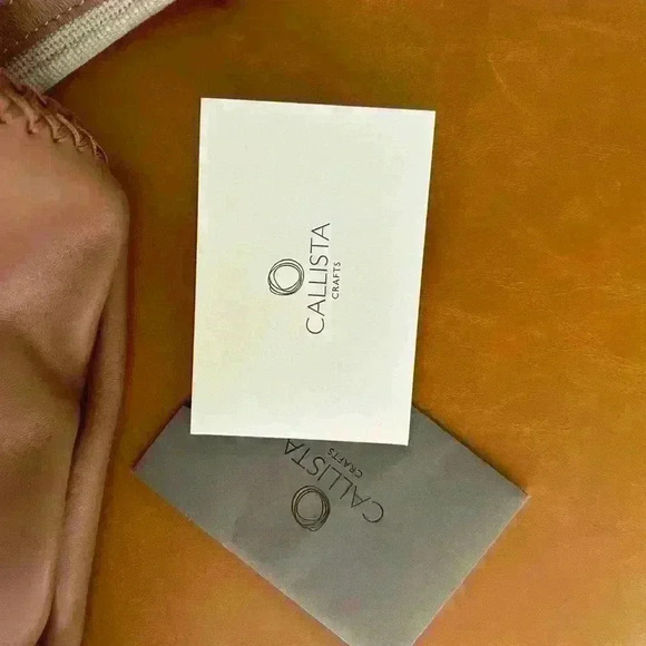 NWT‎ Callista Crafts Signature Leather Tan Oak Backpack - Picture 5 of 7